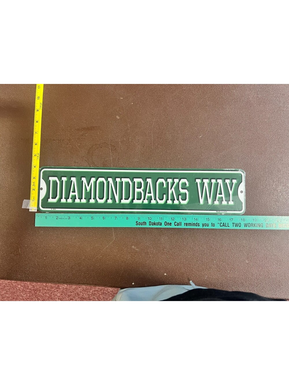 Diamondbacks Way 4x18 Aluminum Metal Street Sign Baseball Fan Decor